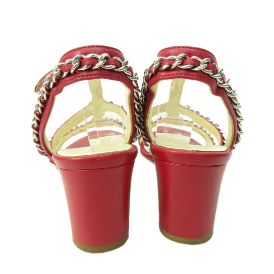 CHANEL（シャネル） ココマーク パンプス チェーン チャンキー ヒール