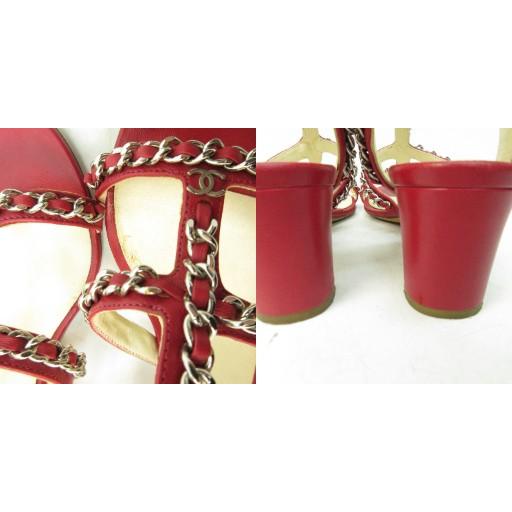 CHANEL（シャネル） ココマーク パンプス チェーン チャンキー ヒール