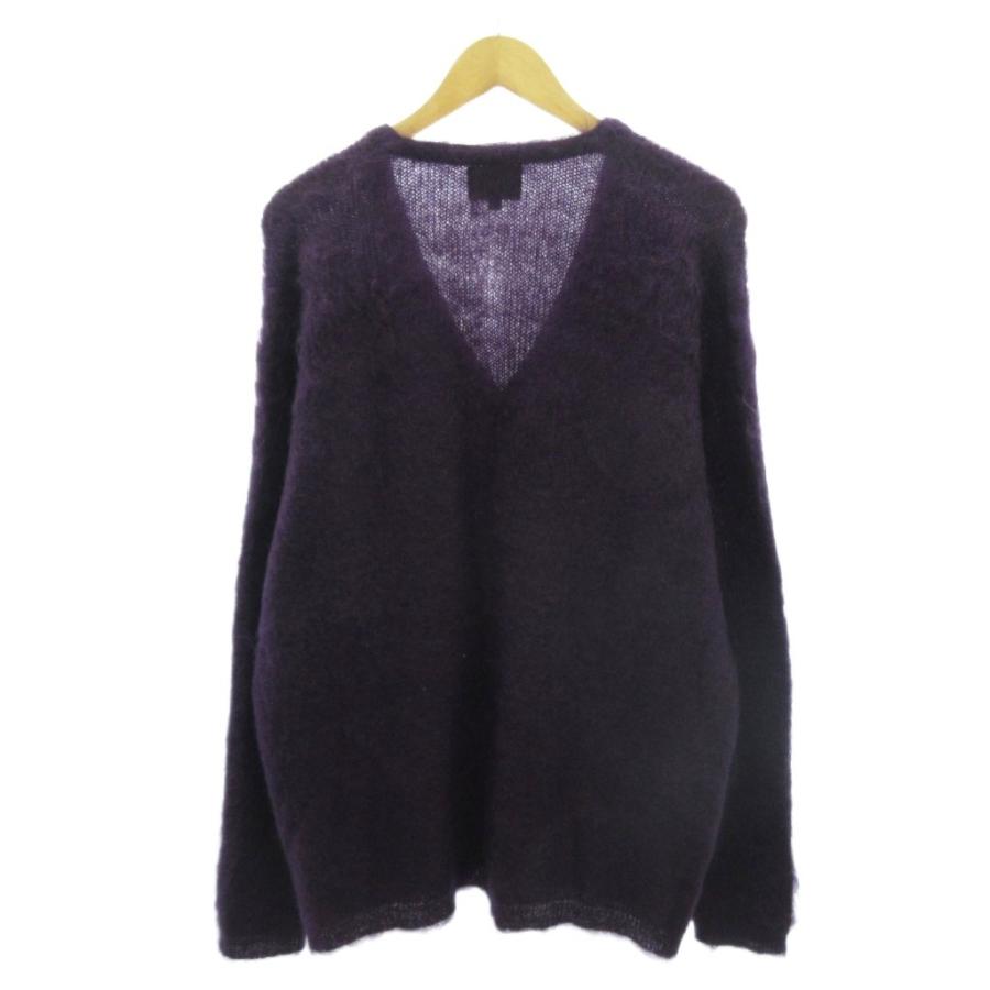 ステップアヘッド STEP AHEAD 美品 モヘアカーディガン ニット 長袖 L