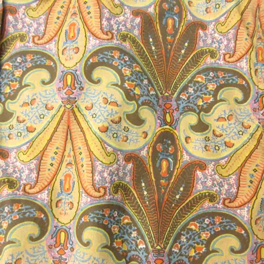 ETRO（エトロ） 美品 シャツ ペイズリー柄 長袖 44 オレンジ系 1108