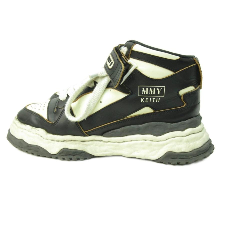 【中古】ミハラヤスヒロ MIHARA YASUHIRO KEITH OG キース ハイカット スニーカー レザーソール 41 約25.5cm A13FW701 ミハラヤスヒロ MIHARA YASUHIRO KEITH OG キース ハイカット