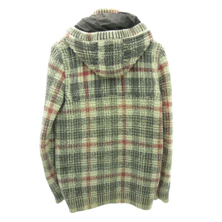 BARK（バーク） ダッフルコートチェック トグルボタン ロゴ マルチ