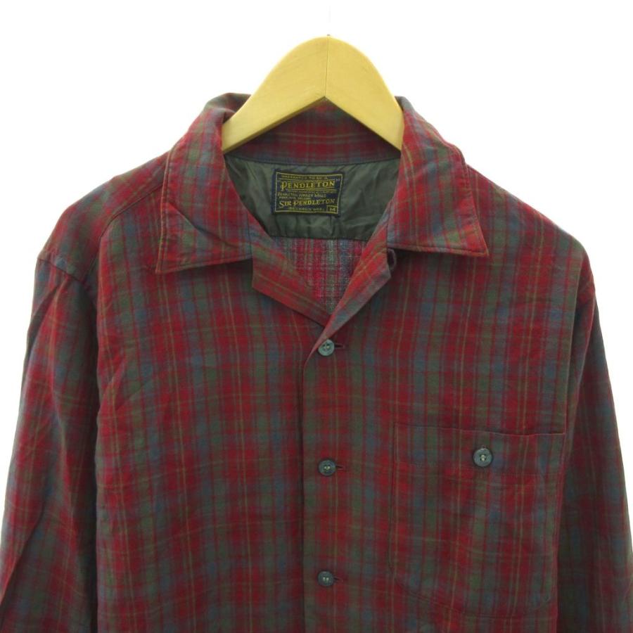 50s PENDLTON ウールシャツ レッド チェック USA製 美品 ペンドルトン PENDLETON 50s Vintage ヴィンテージ ウールシャツ