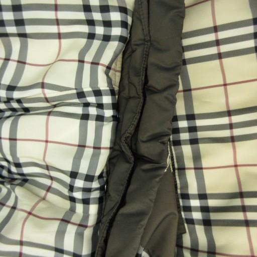 【中古】バーバリー ロンドン BURBERRY LONDON フーデッド ダウンコート 裏地ノバチェック ロング 茶 ブラウン 11 約L バーバリー ロンドン BURBERRY LONDON フーデッド ダウンコート 裏地