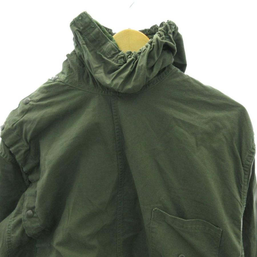 【中古】ヴィンテージ VINTAGE フランス軍 フレンチアーミー 60s スモックパーカー フーディ ミリタリー 100 カーキ ヴィンテージ VINTAGE フランス軍 フレンチアーミー 60s スモック