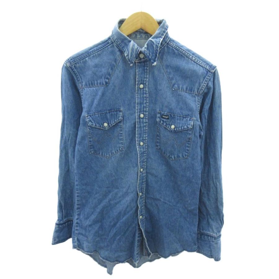 ラングラー WRANGLER ヴィンテージ 80s ウエスタンシャツ デニム 長袖
