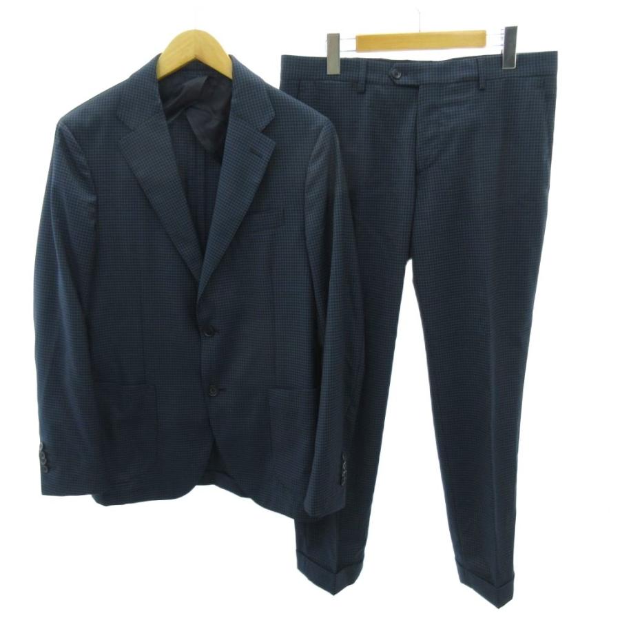 ラルディーニ LARDINI 美品 スーツ セットアップ テーラードジャケット 