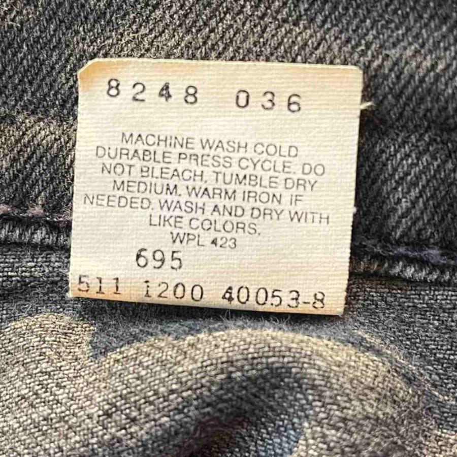 Levi's（リーバイス） Levi's 517 90s ブラック デニム ジーンズ 後