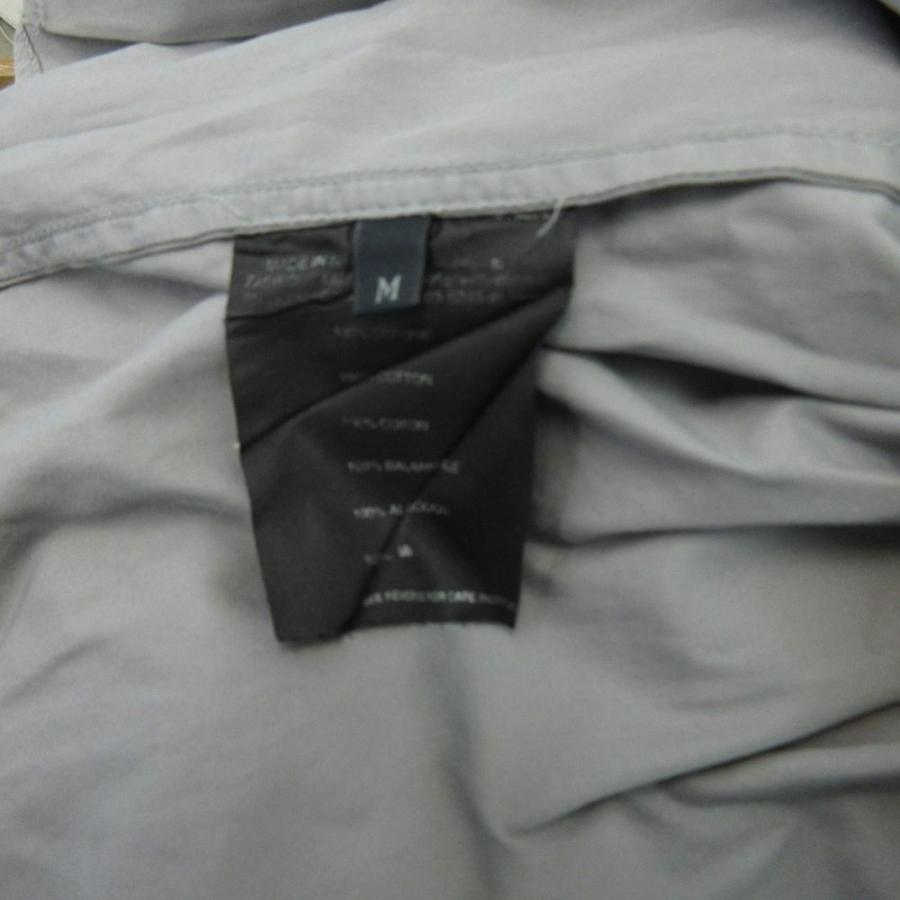 【中古】プラダスポーツ PRADA SPORT 00s シャツ 比翼ボタン ロゴ グレー M メンズ PRADA SPORT（プラダスポーツ） PRADA SPORT 00s シャツ 比翼ボタン