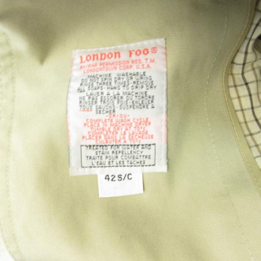 London Fog 70s トレンチコート ジャケット ベージュ 42 約L メンズ 