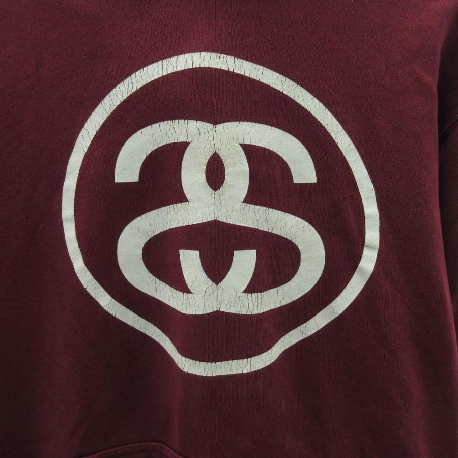 STUSSY（ステューシー） STUSSY old 00s〜 SSリンク ロゴ パーカー 赤