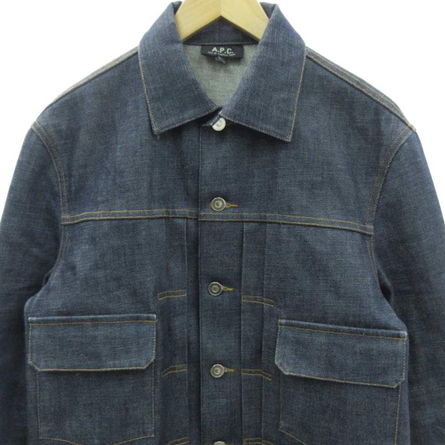A.P.C. アーペーセー デニムジャケット L 　gジャン 2nd OLD A.P.C 2nd Type Denim Jacket Size:S 2002 アーペーセー セカンド