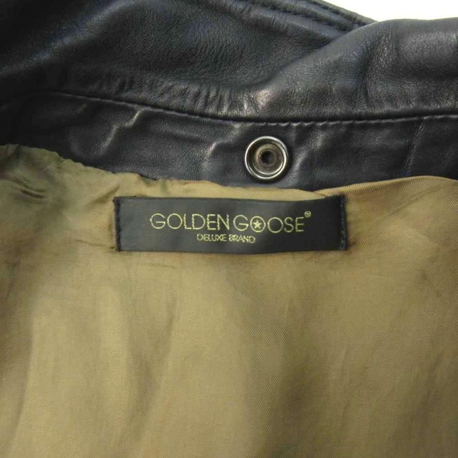 ゴールデングース GOLDEN GOOSE シングルライダース レザージャケット