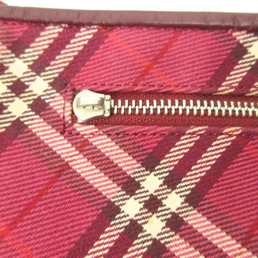 【美品】バーバリーブルーレーベル トートバッグ ノバチェック キャンバス ピンク BURBERRY BLUE LABEL（バーバリーブルーレーベル） ノバチェック