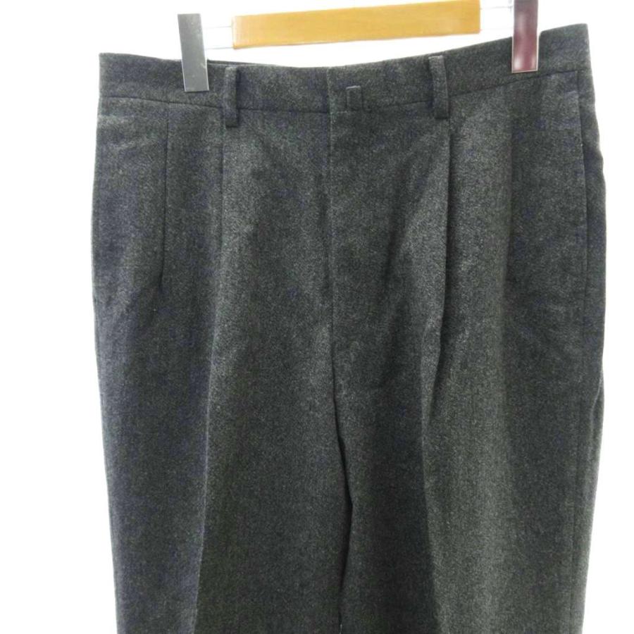ダックス DAKS ウール パンツ スラックス グレー 82 約L メンズ