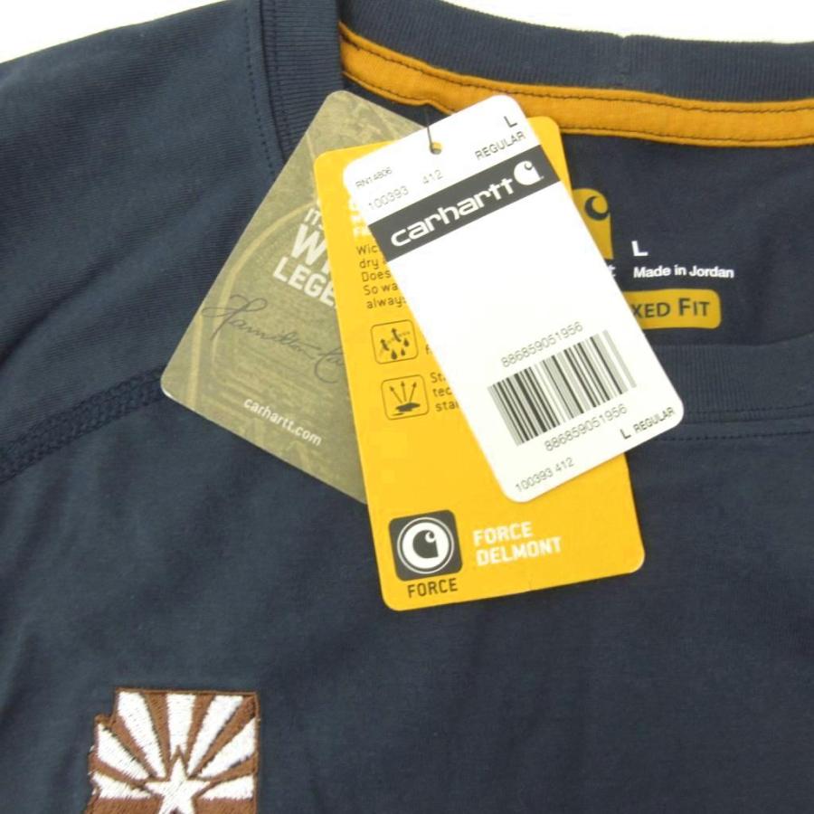 未使用品 カーハート carhartt タグ付き Tシャツ タグ パッチ 刺繍