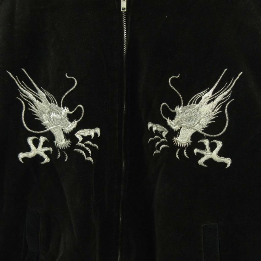 hoshihime スカジャン　ベロア 龍刺繍　別珍 hoshihime ホシヒメ 別珍 スカジャン 龍 刺繍 ベロア BTS 黒