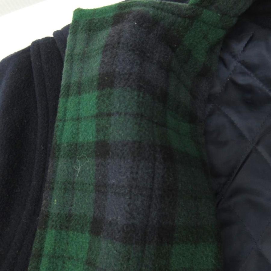 ジェイプレス J.PRESS ダッフルコート 裏地 ブラックウォッチ ウール