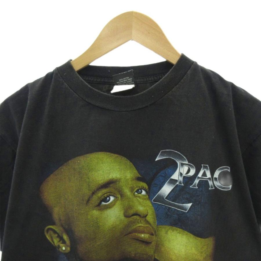 ヴィンテージ VINTAGE 90s 2Pac ラッパー ブート Tシャツ プリント