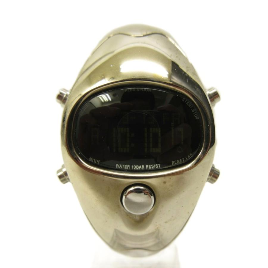 セイコー SEIKO ALBA SPOON アルバ スプーン 腕時計 デジタル シルバー
