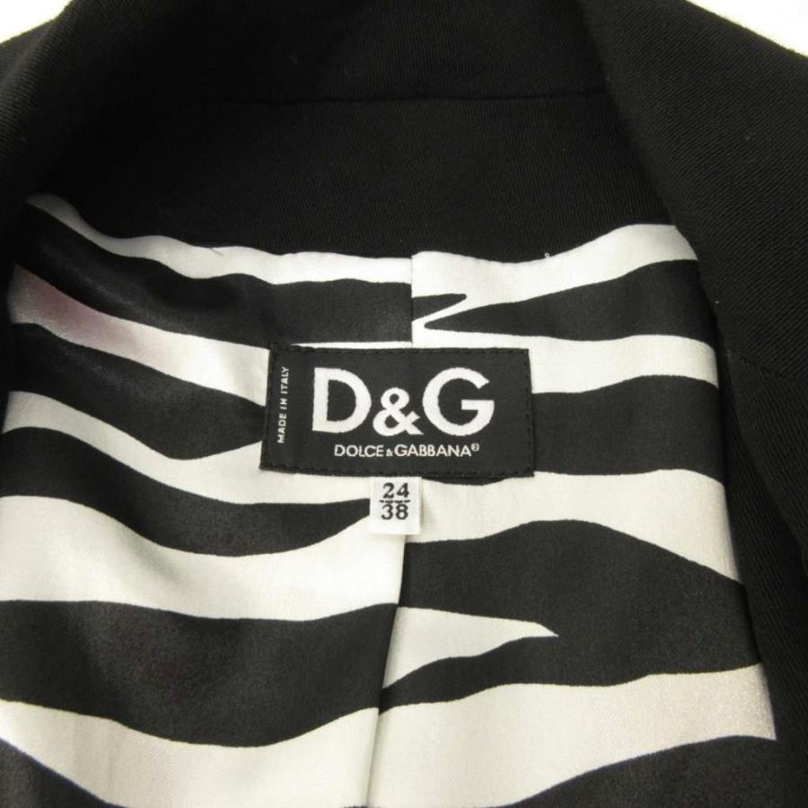 レディース 【美品】DOLCE&GABBANA ショート丈ジャケット ブラック 38
