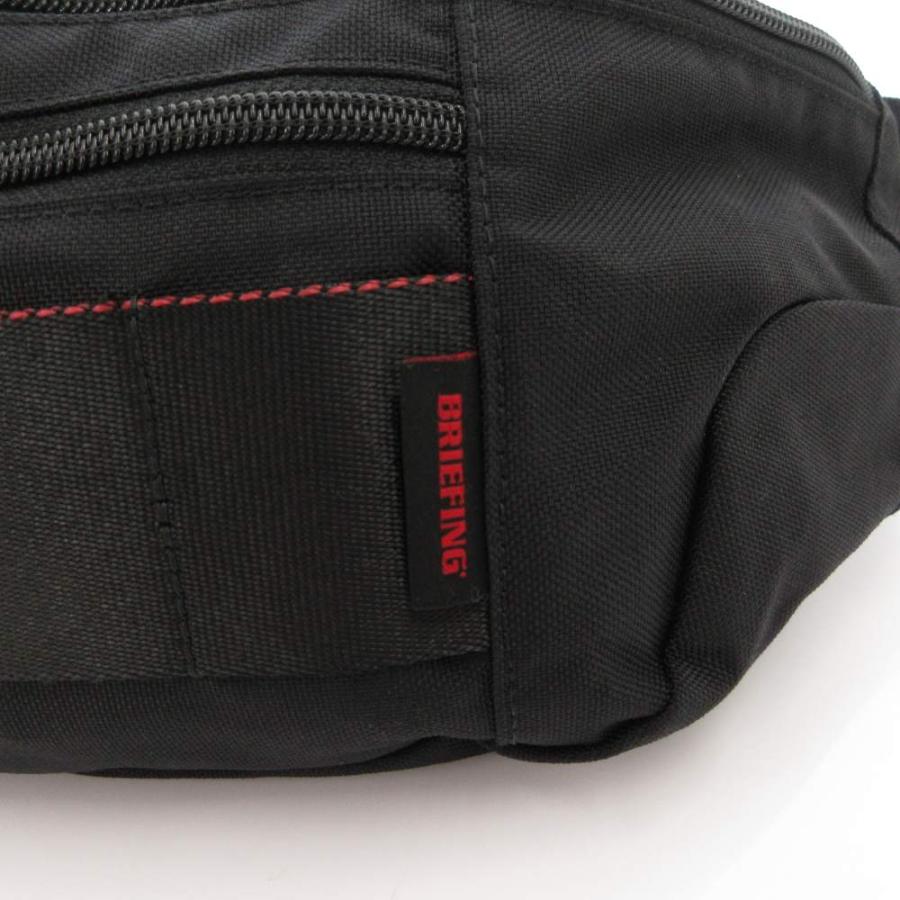 ブリーフィング BRIEFING 美品 ボディバッグ ウエストポーチ 肩がけ 黒 