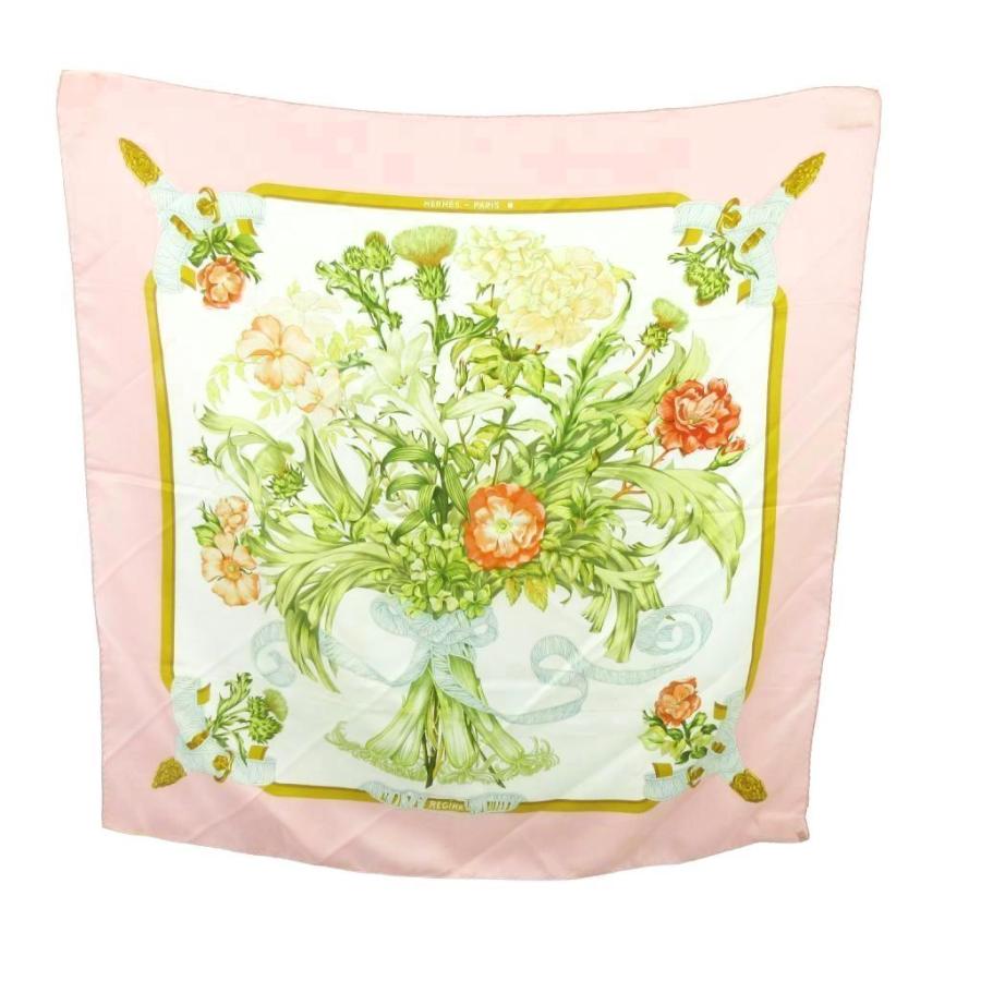 美品 エルメス レジーナ 女王 カレ90 花束 HERMES REGINA 【公式通販】