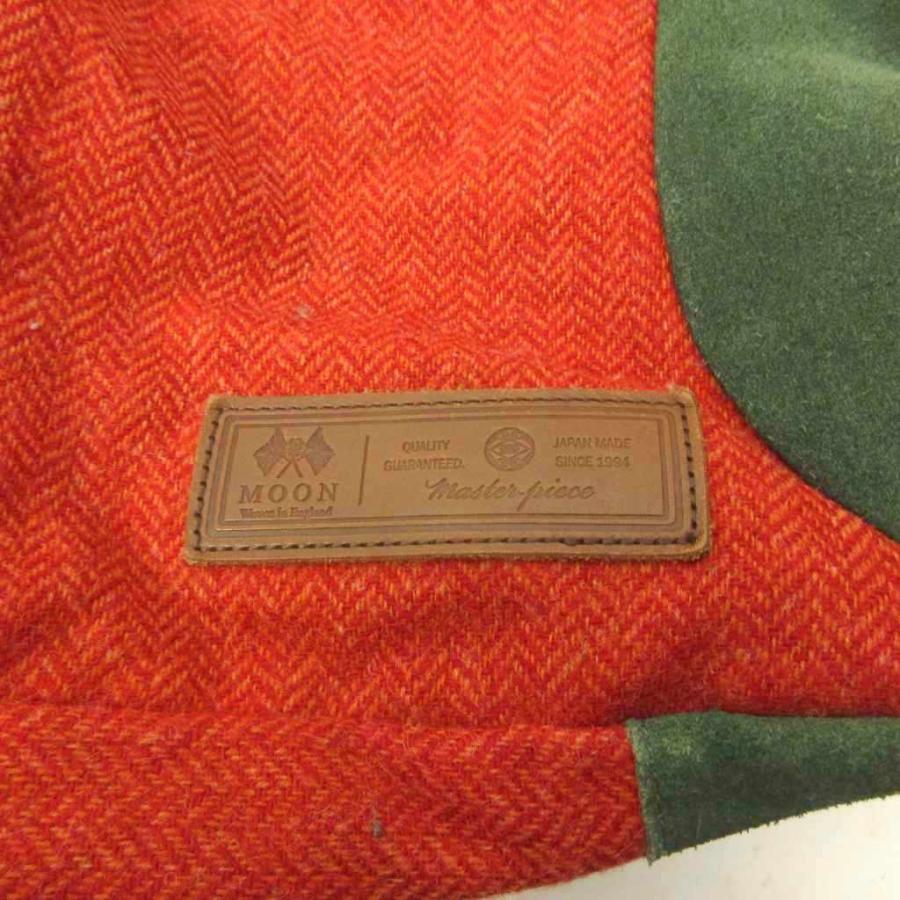 マスターピース MSPC × moon トートバッグ ヘリンボーン ツイード 切替 
