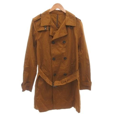 ザラマン ZARA MAN トレンチコート ミドル丈 M 茶色 ブラウン /IB