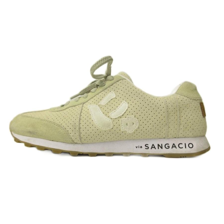 サンガッチョ Sangacio スニーカー シューズ ローカット レザー 