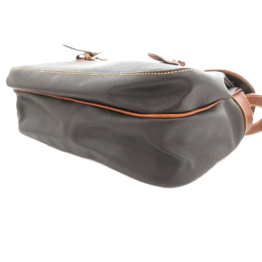 トラサルディ TRUSSARDI ショルダーバッグ 黒 ブラック フラップ 