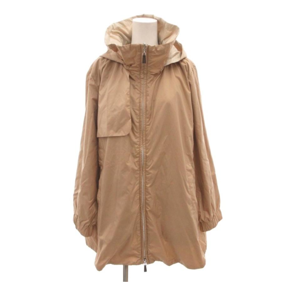 ドゥクラッセ DoCLASSE 美品 リバーシブル コート ベージュ XL 無地 