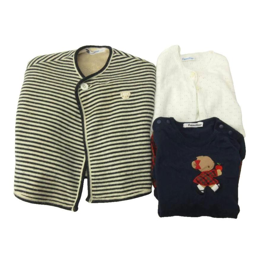 ファミリア Familiar キッズ服 3点セット ワンピース ブラウス ケープ