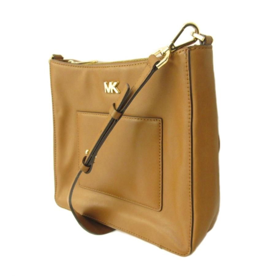 マイケルコース MICHAEL KORS 美品 ショルダーバッグ MK ロゴ メタル 