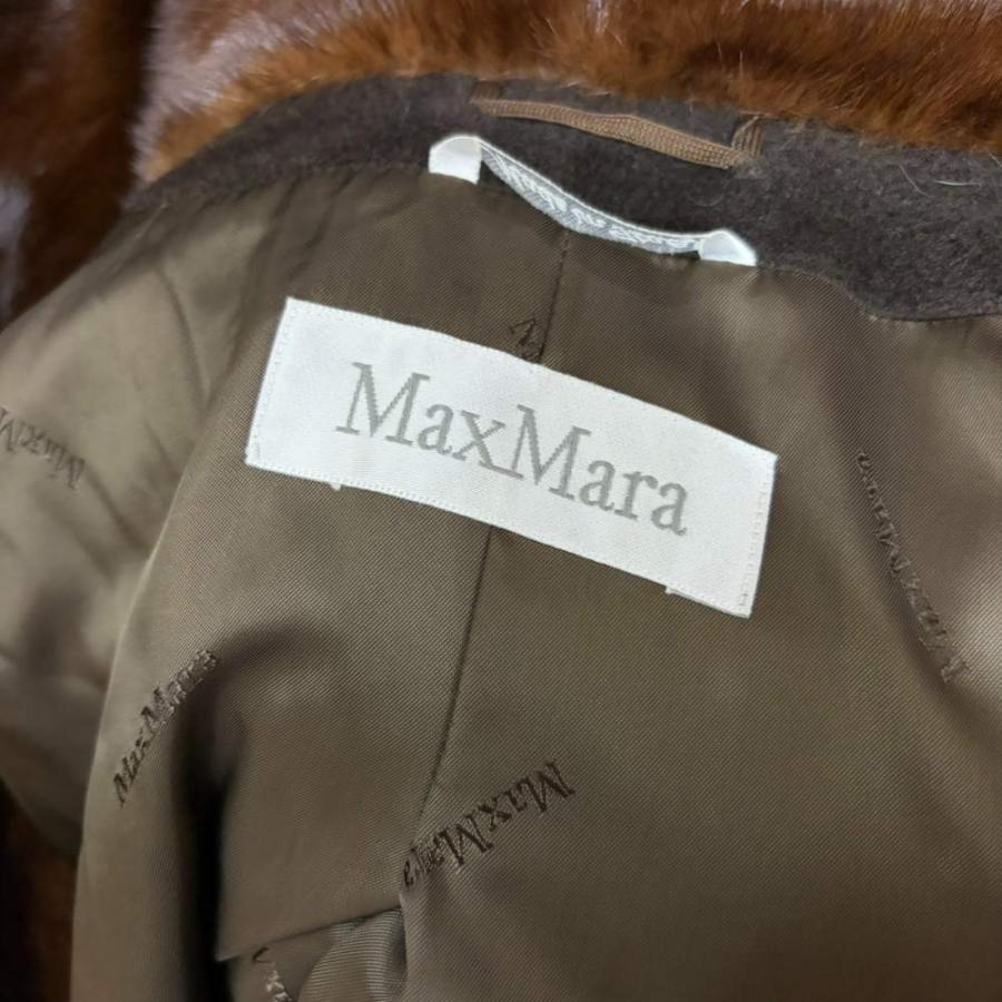 Max Mara（マックスマーラ） 極美品 白タグ 最高級 ミンクファー 毛皮 