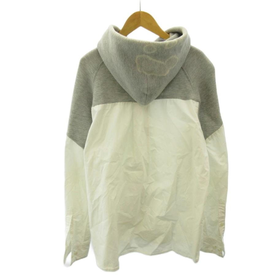サカイ sacai 20SS ドッキング シャツ パーカー フーディ 長袖 1 