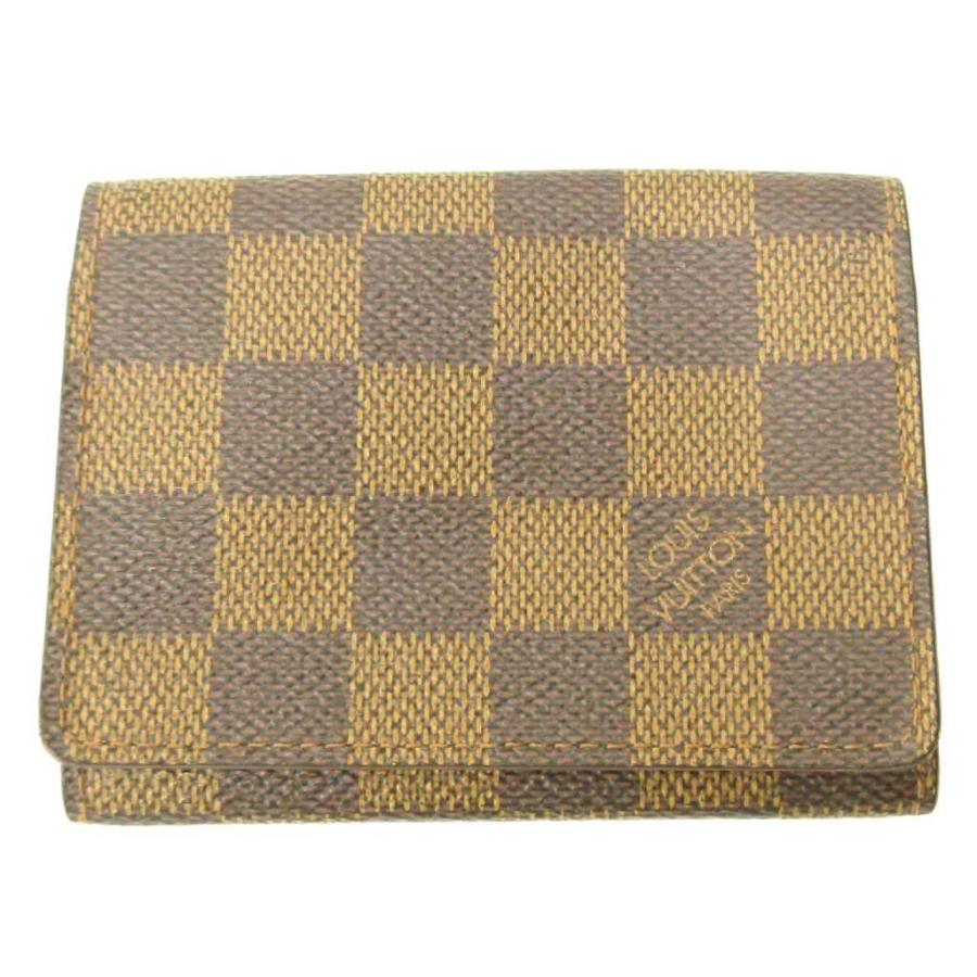 美品✨　ルイヴィトン 名刺入れ 　ダミエ アンヴェロップカルト　ドゥヴィジット LOUIS VUITTON（ルイ・ヴィトン） アンヴェロップ カルト ドゥ