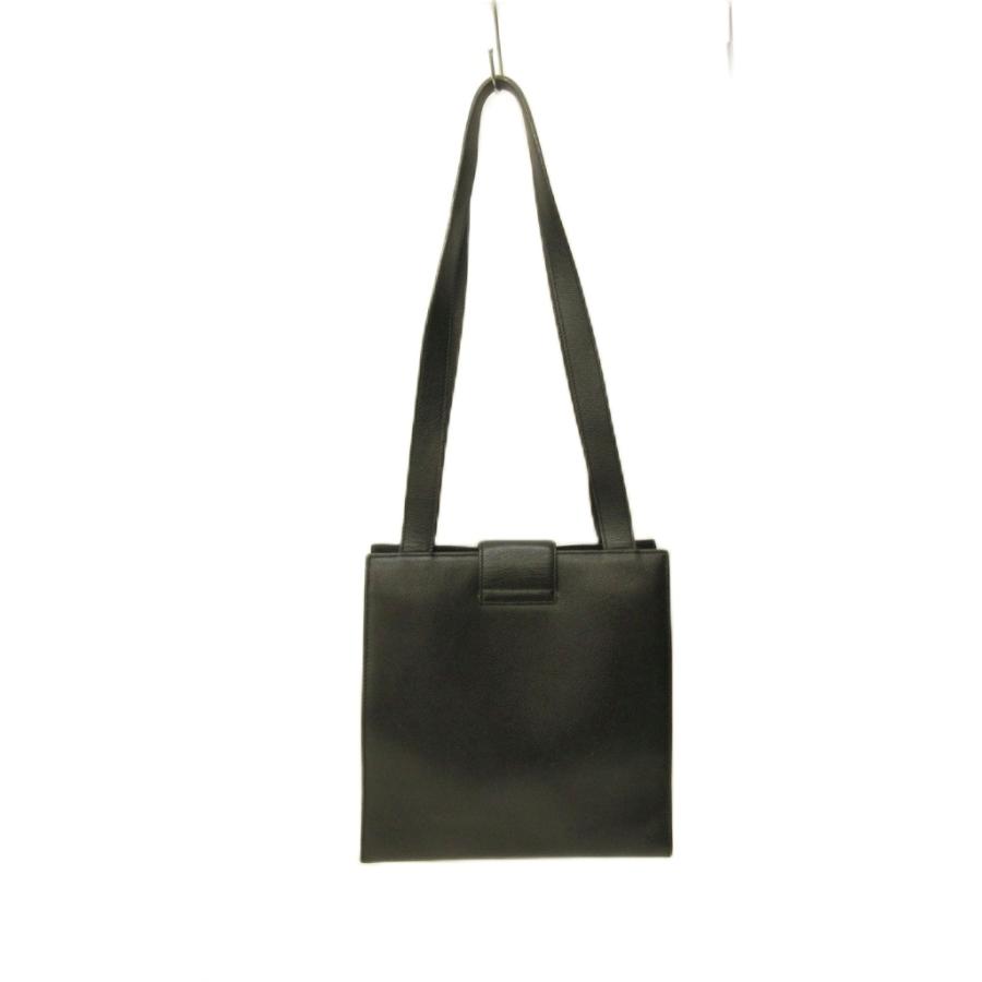 CELINE ブラック トートバッグ　セリーヌ CELINE（セリーヌ） トートバッグ ターンロック ロゴ エンボス レザー