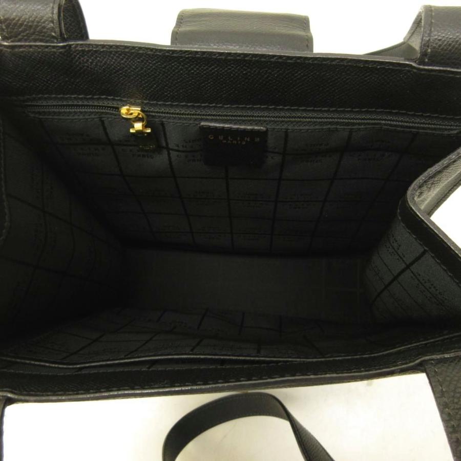 CELINE（セリーヌ） トートバッグ ターンロック ロゴ エンボス レザー