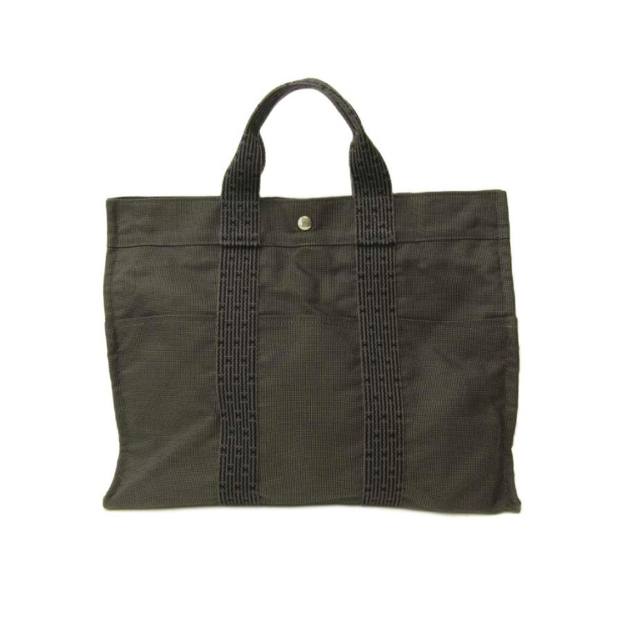 ゆうちゃん　HERMES エールライン HERMES（エルメス） エールラインMM Herline トートバッグ キャンバス