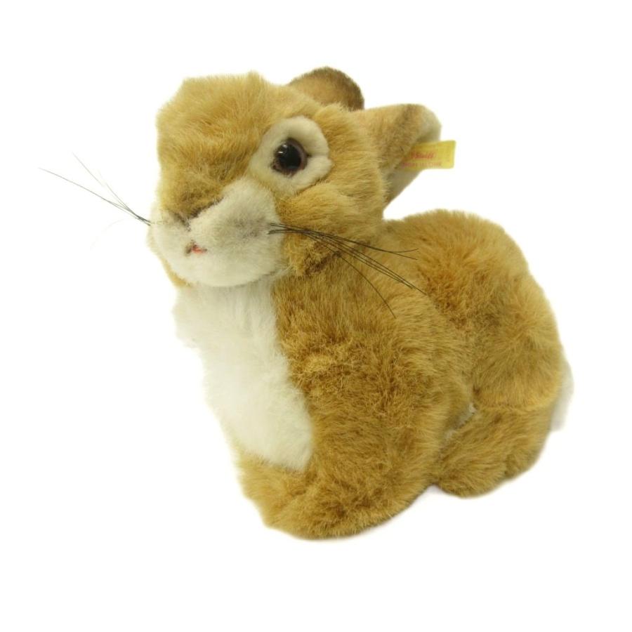 うさぎ ぬいぐるみ シュタイフ シュタイフ Steiff うさぎ ぬいぐるみ ホビー ドイツ製 ベージュ 白