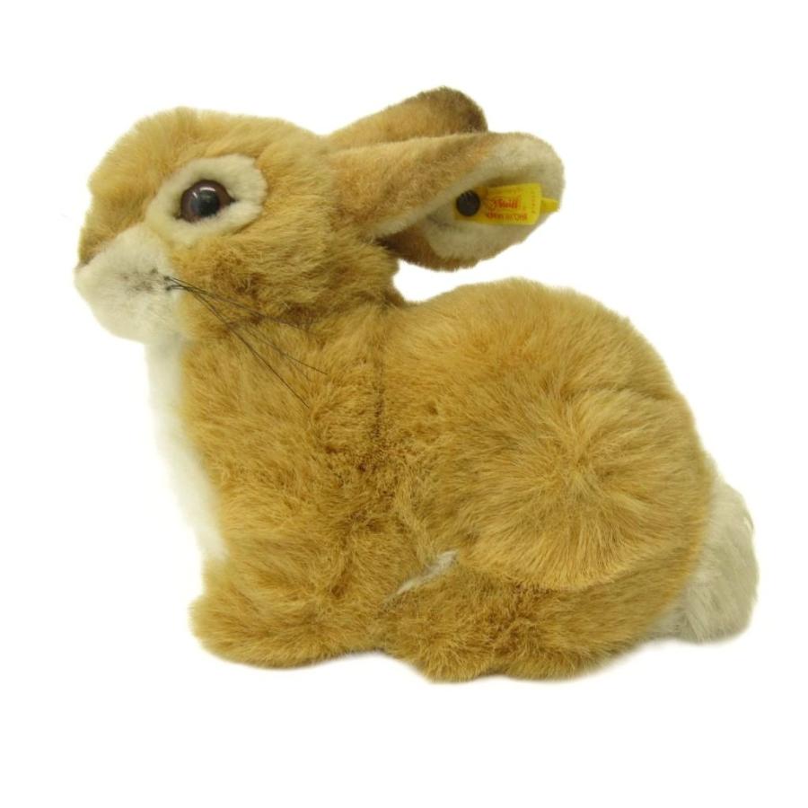 シュタイフ Steiff うさぎ ぬいぐるみ ホビー ドイツ製 ベージュ 白