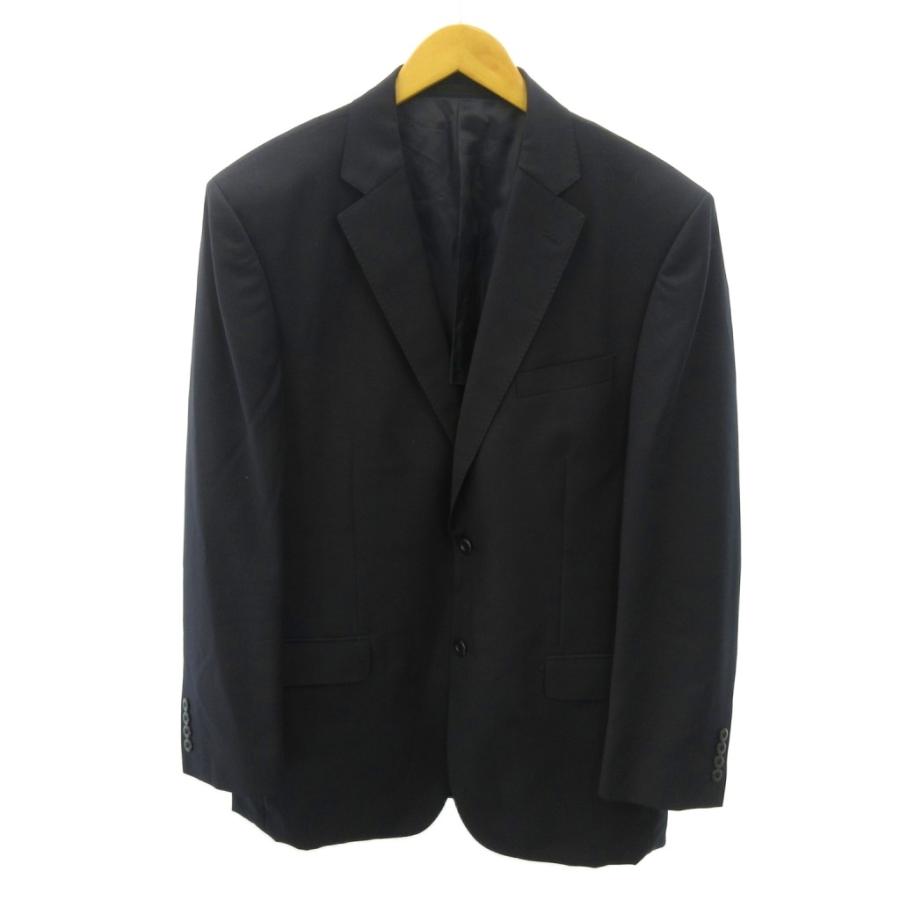 【極美品】Ermenegildo Zegna ブラック 2Bセットアップスーツ エルメネジルドゼニア Ermenegildo Zegna 美品 スーツ セットアップ