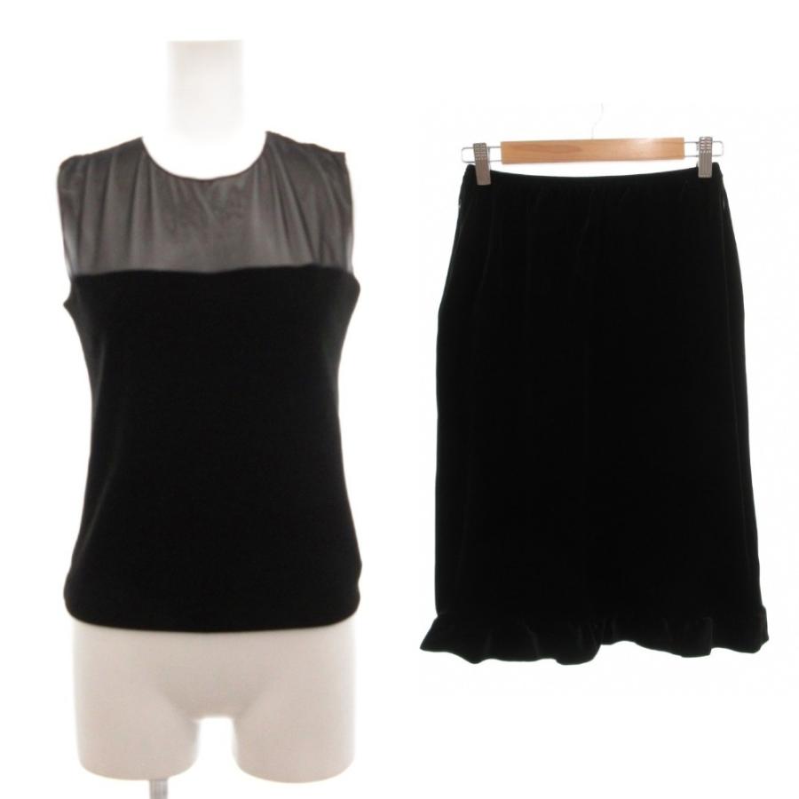 フォクシーニューヨーク FOXEY NEW YORK ベロア セットアップ 