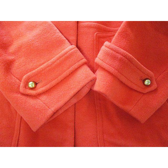 マカフィー MACPHEE トゥモローランド Pコート カラー ウール ミドル