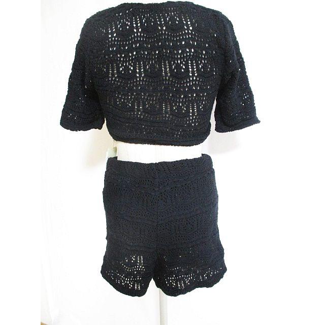 中古 未使用品 リリーブラウン Lily Brown ビキニ タグ付き ニット ハイウエスト 水着 半袖 黒 F レディース ベクトル 古着 126 ブランド古着販売のベクトル 通販 Yahoo ショッピング