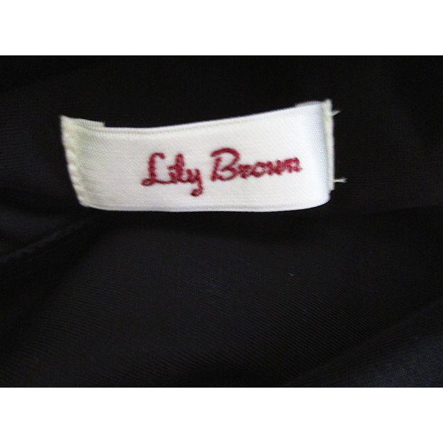 Lily Brown ハイウエストビキニ ブラック×ホワイト 新品未使用タグ付き 未使用品 リリーブラウン Lily Brown ビキニ タグ付き ニット