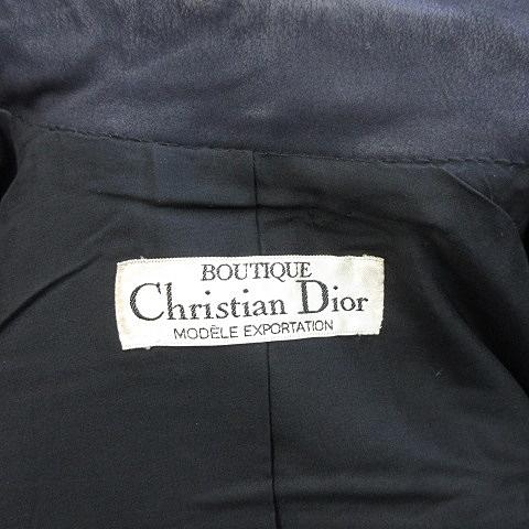 Christian Dior クリスチャンディオール コート ロング ラウンド Christian Dior クリスチャンディオール コート ロング ラウンド