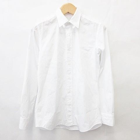 中古 Hitoyoshi ヒトヨシ シャツ カジュアルシャツ 長袖 前釦 タック 刺繍 ヨーク ループ 綿 白 46 メンズ ベクトル 古着 135 ブランド古着販売のベクトル 通販 Yahoo ショッピング