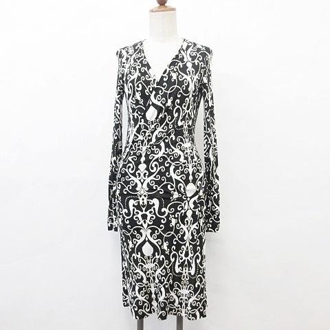 新入荷 中古 グッチ Gucci ワンピース 長袖 カシュクール ひざ丈 フレア プリント 総柄 黒 白 ブラック ホワイト Xs レディース ベクトル 古着 135 ブランド古着販売のベクトル 通販 Yahoo ショッピング 保存版 Www Skylanceronline Com